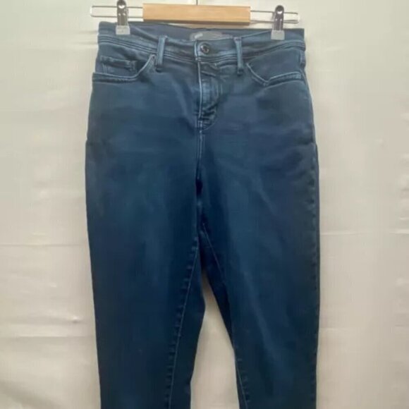 Levi's 512 Jeans Perfectly Slimming Super Skinny Blue Denim Women's 4 GUC - Picture 2 of 13
